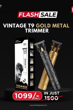 Vintage T9 Gold Metal Trimmer
